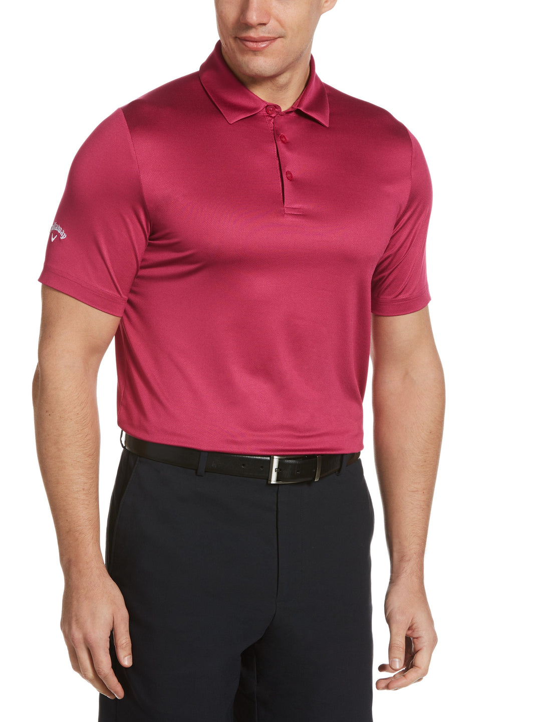 Mens Swing Tech Tour Fit Solid Polo-Polos-Callaway