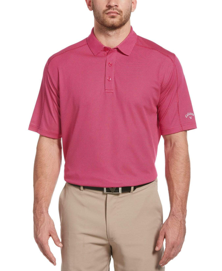 Mens Swing Tech Two Color Jacquard Polo-Polos-Callaway Apparel