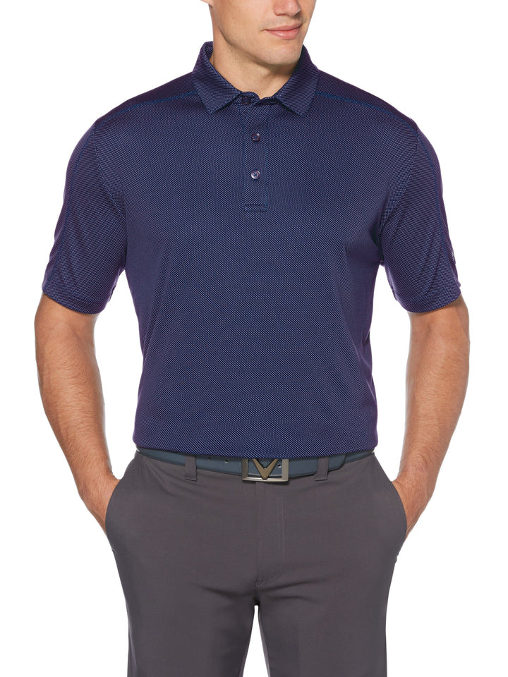 Mens Swing Tech Two Color Jacquard Polo-Polos-Callaway