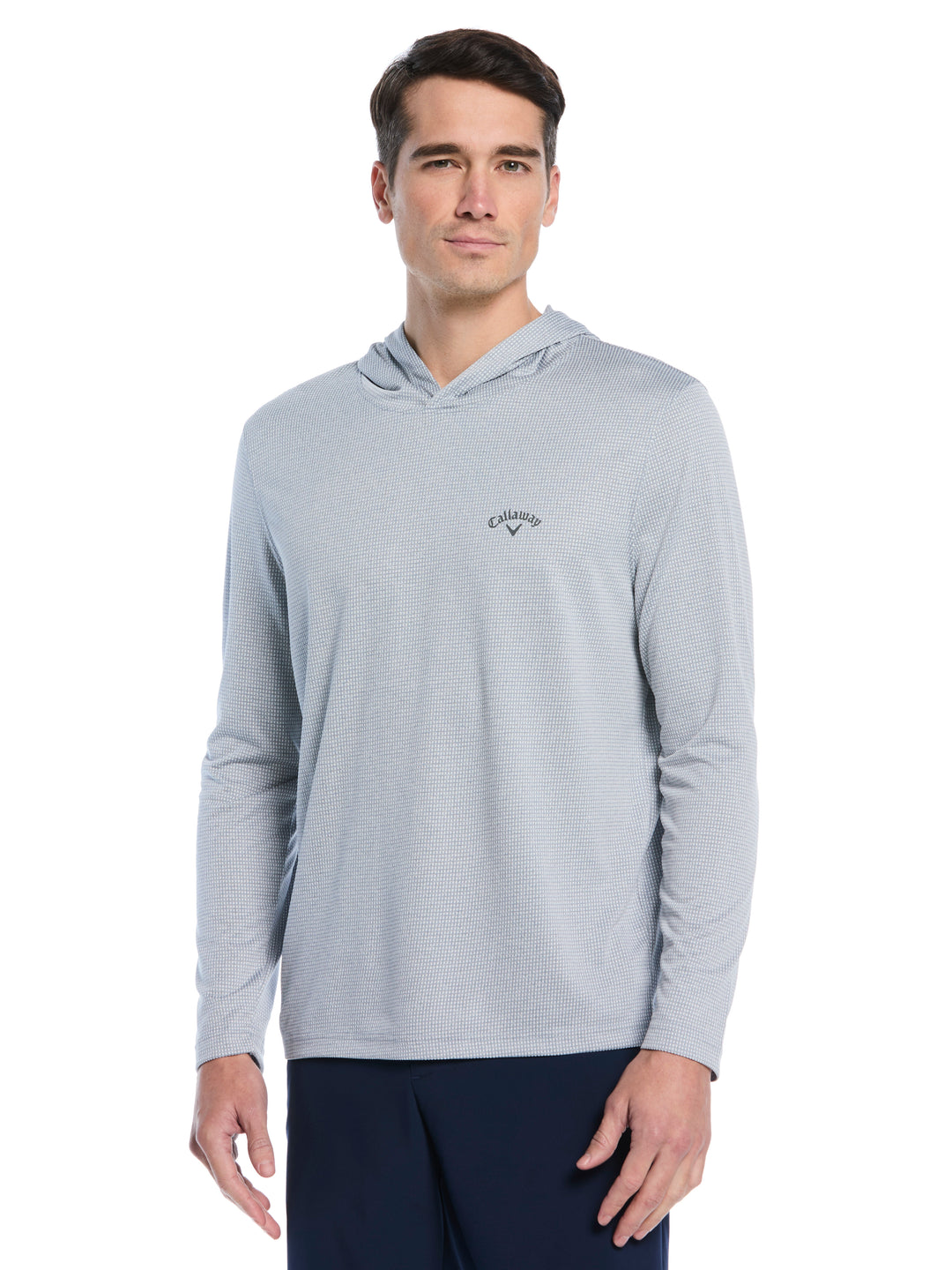 Mens Texture Coastal Hoodie-Pullovers-Tradedawn Heather-S-Callaway