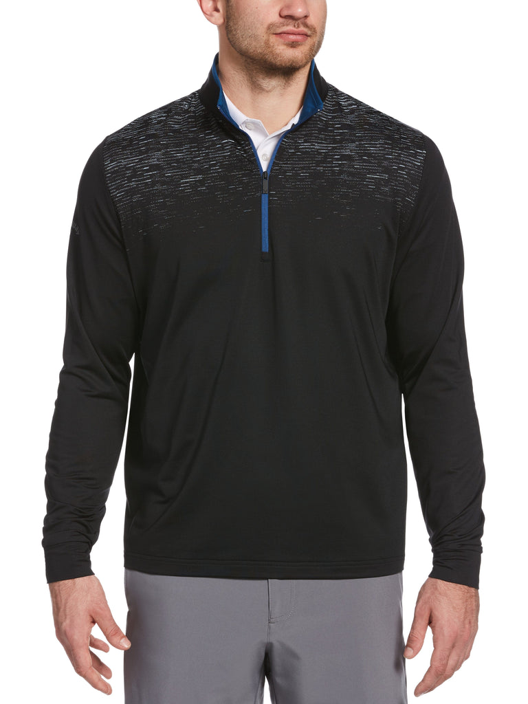 Mens Texture Printed 1/4 Zip Golf Mock – Callaway Apparel