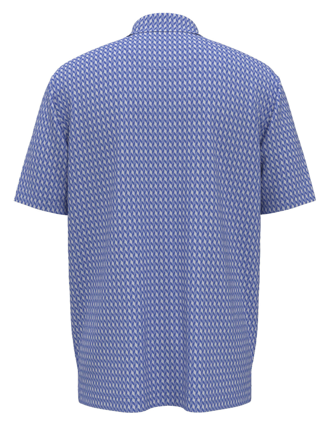 Mens Textured Chevron Geo Polo (Regatta)
