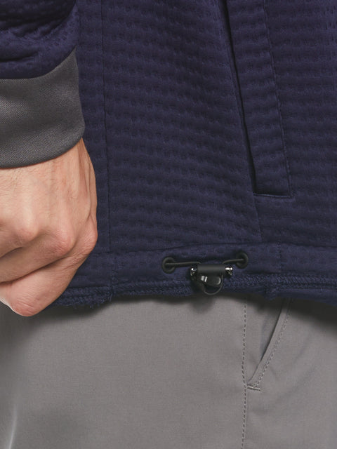 Mens Textured Midweight Stripe Half Zip Golf Shirt-Jackets-Callaway