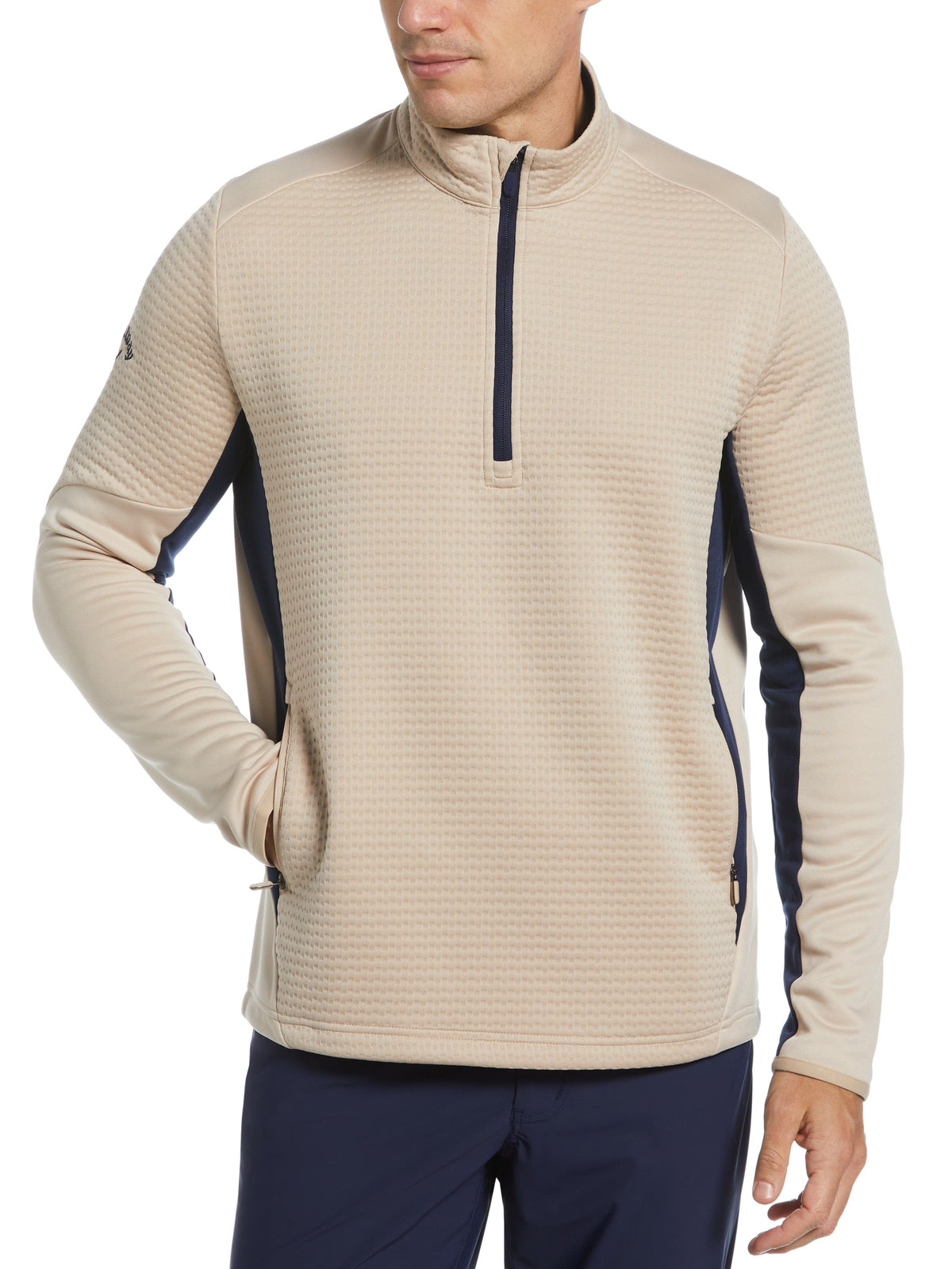 Pullover Contract Mens Textured Quarter Zip Golf Pullover – Callaway Apparel