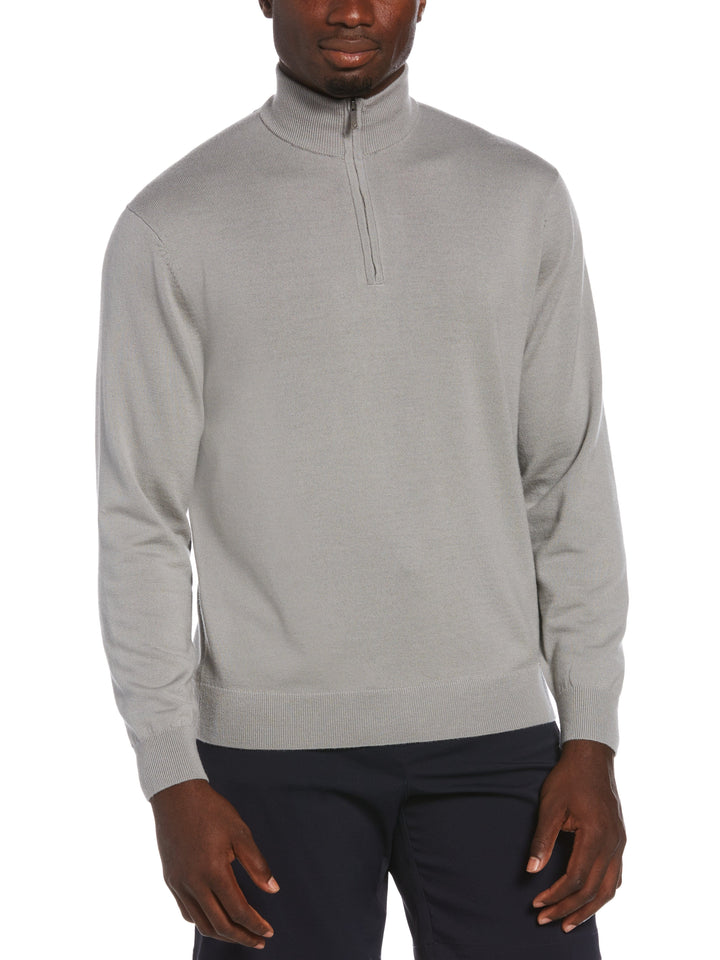 Mens Thermal 1/4 Zip Mock Merino Wool Pullover-Pullovers-Griffin-XS-Callaway