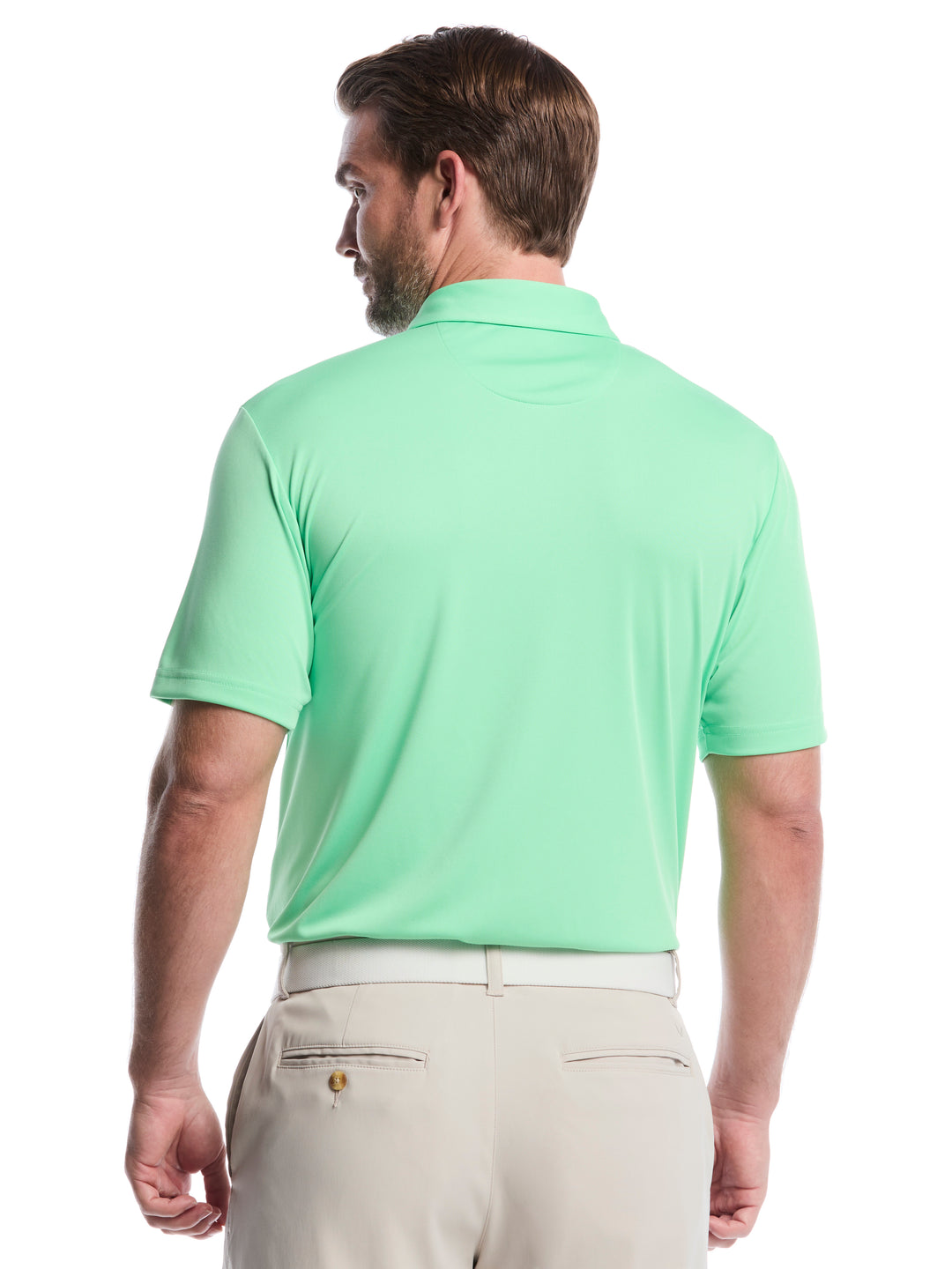 Men's Solid Polo Shirt (Spring Bouquet) 