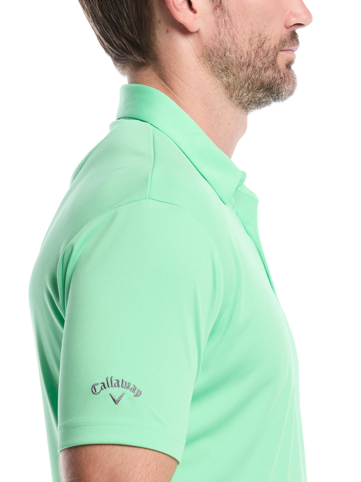 Men's Solid Polo Shirt (Spring Bouquet) 