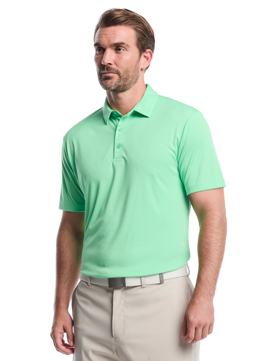Men's Solid Polo Shirt (Spring Bouquet) 