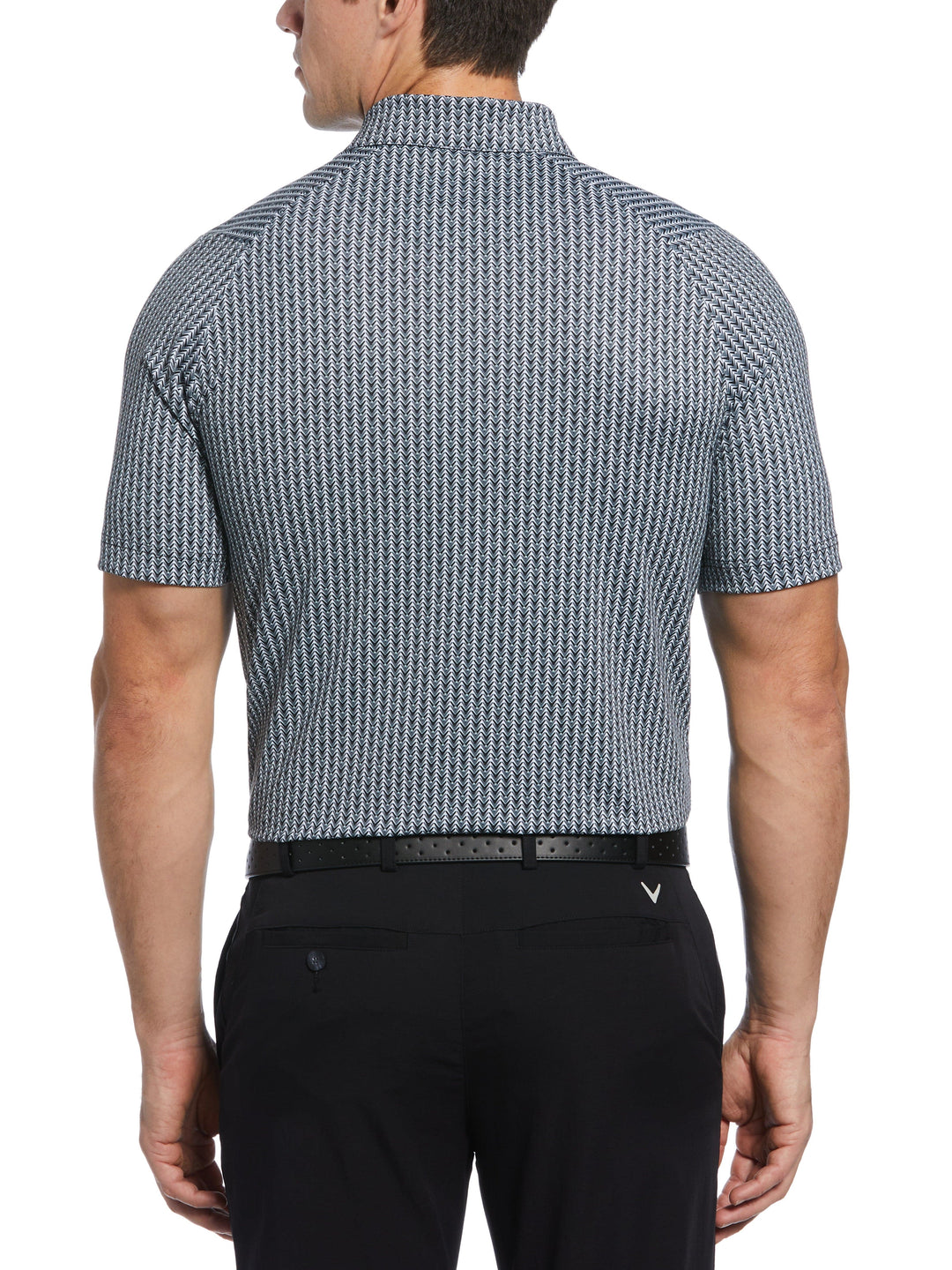 Mens Trademark Chevron Print Golf Polo-Polos-Callaway