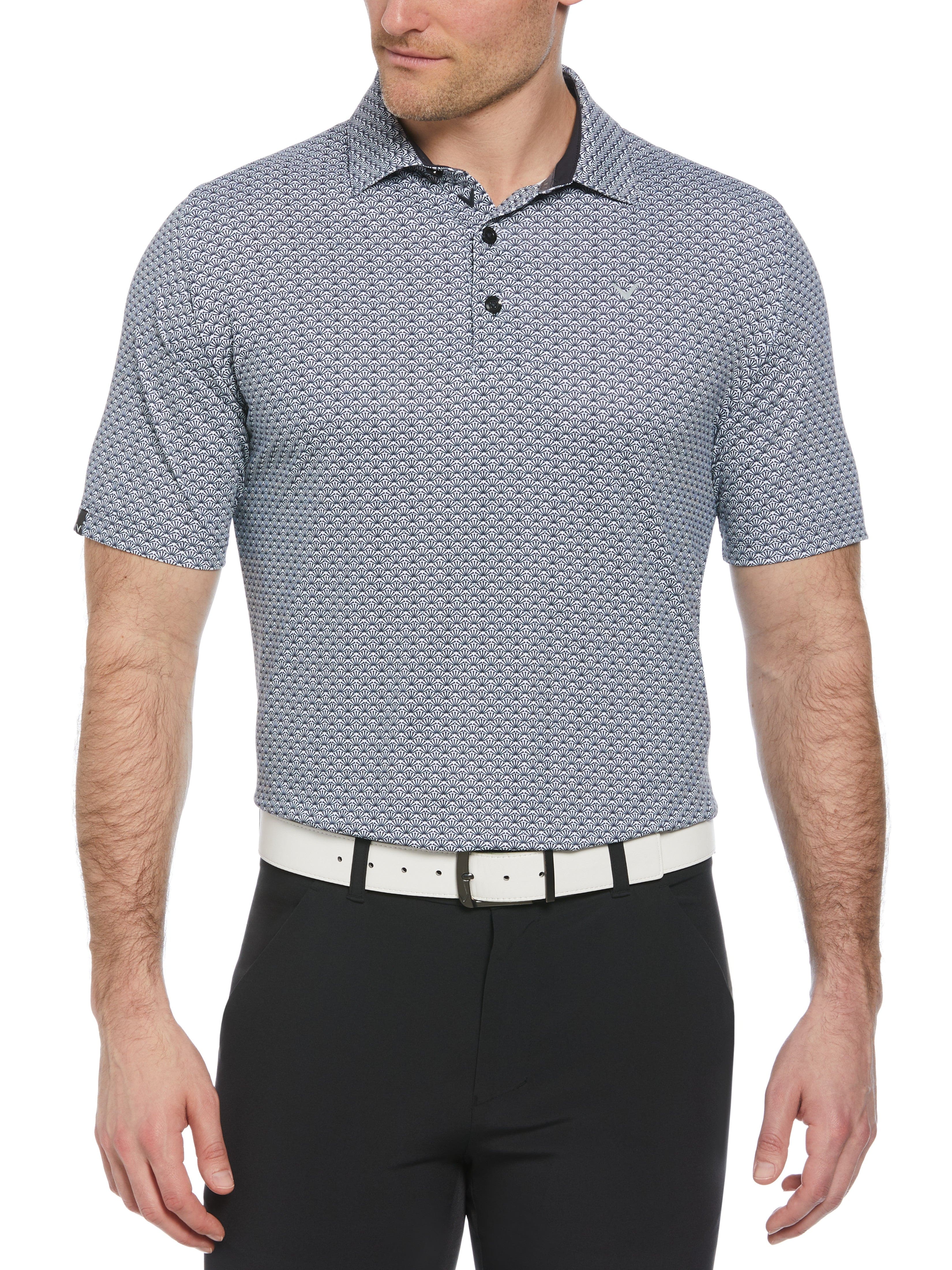 8YARDS Men’s CaddieBee Typography Mens Trademark Print Golf Polo – Callaway Apparel