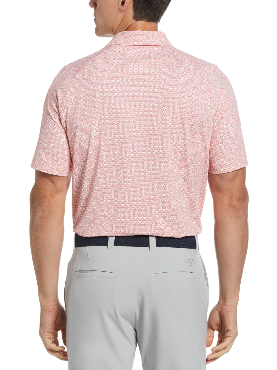 Trademark Print Golf Polo (Spiced Coral) 