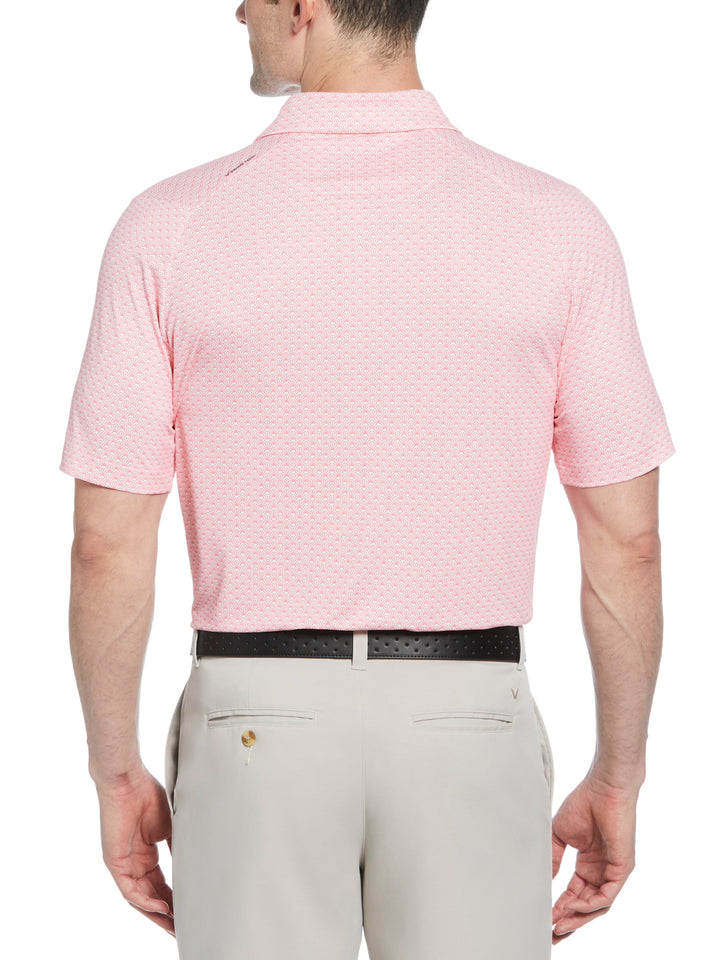 Trademark Print Golf Polo (Strawberry Pink) 