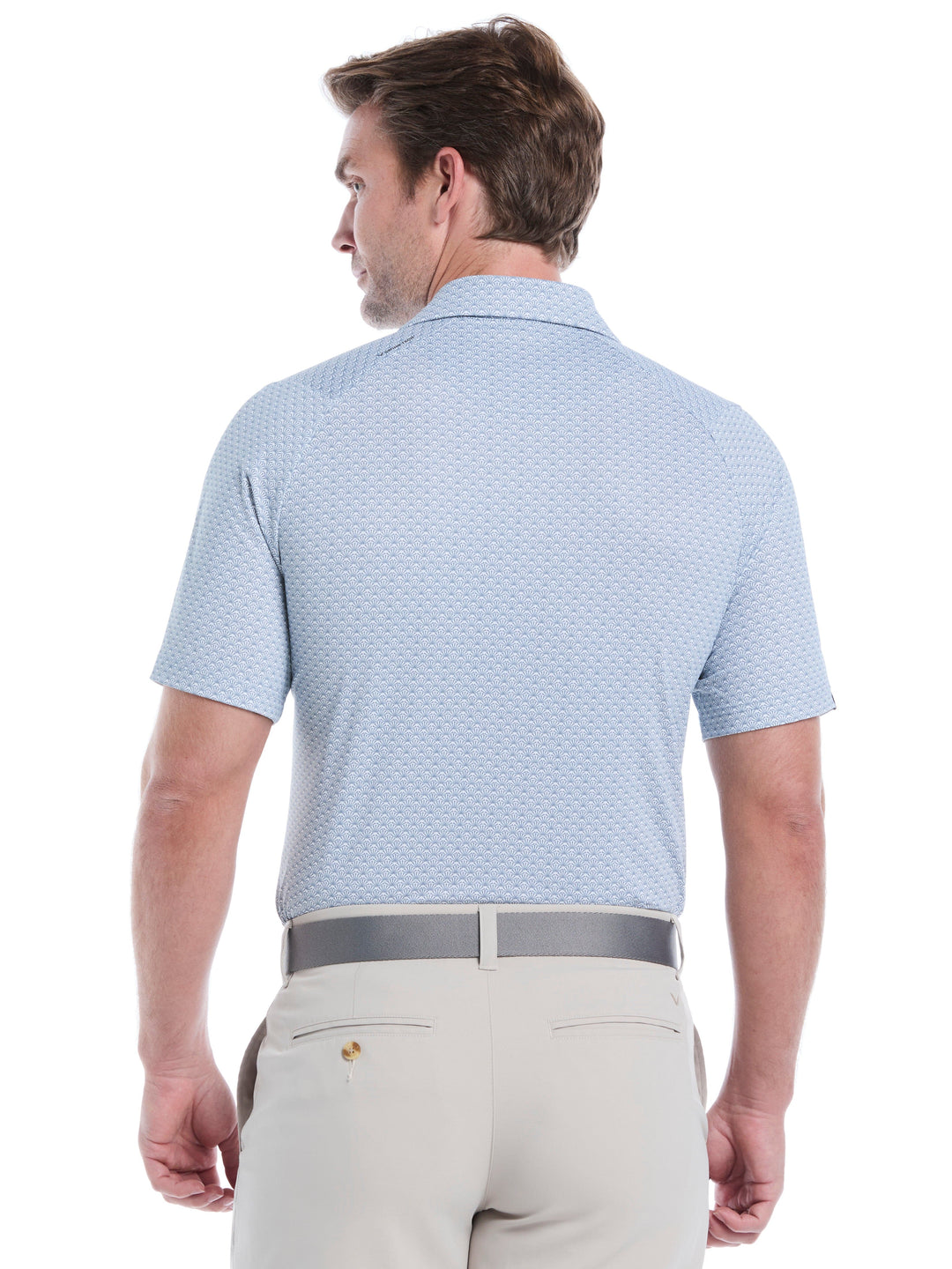 Trademark Print Golf Polo (Flint Stone) 
