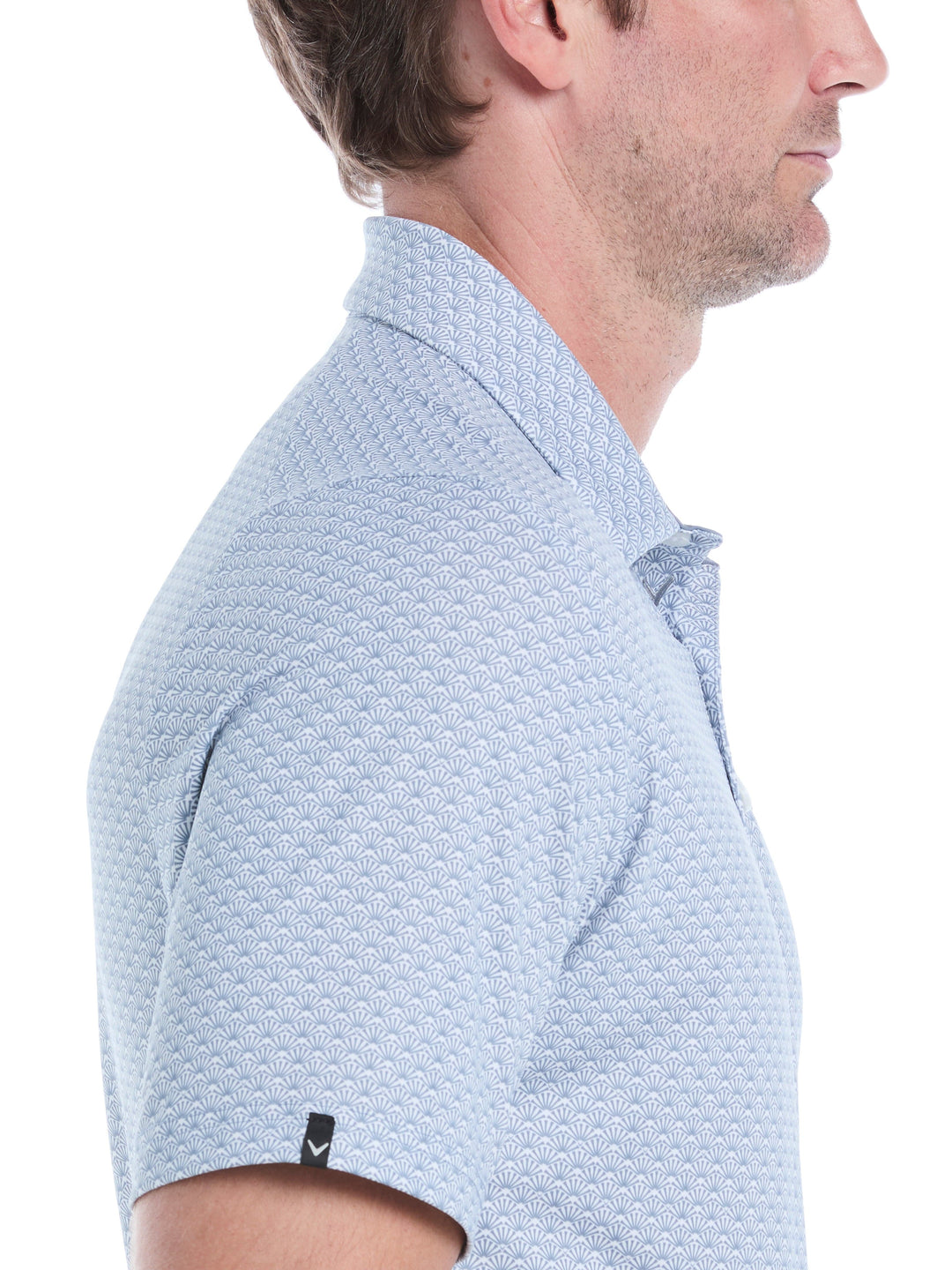 Trademark Print Golf Polo (Flint Stone) 