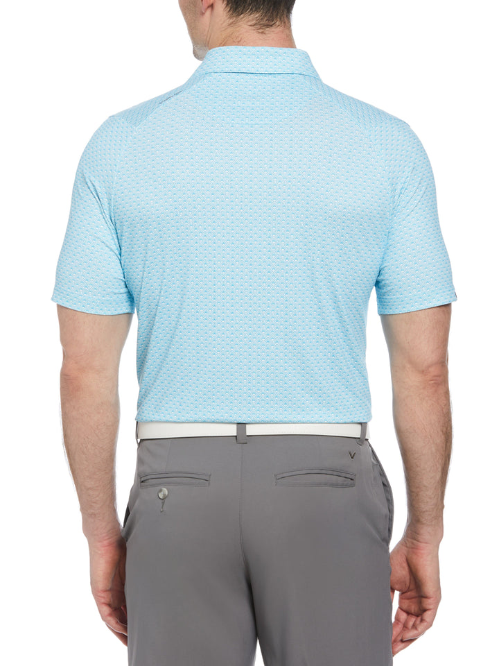 Trademark Print Golf Polo (River Blue) 
