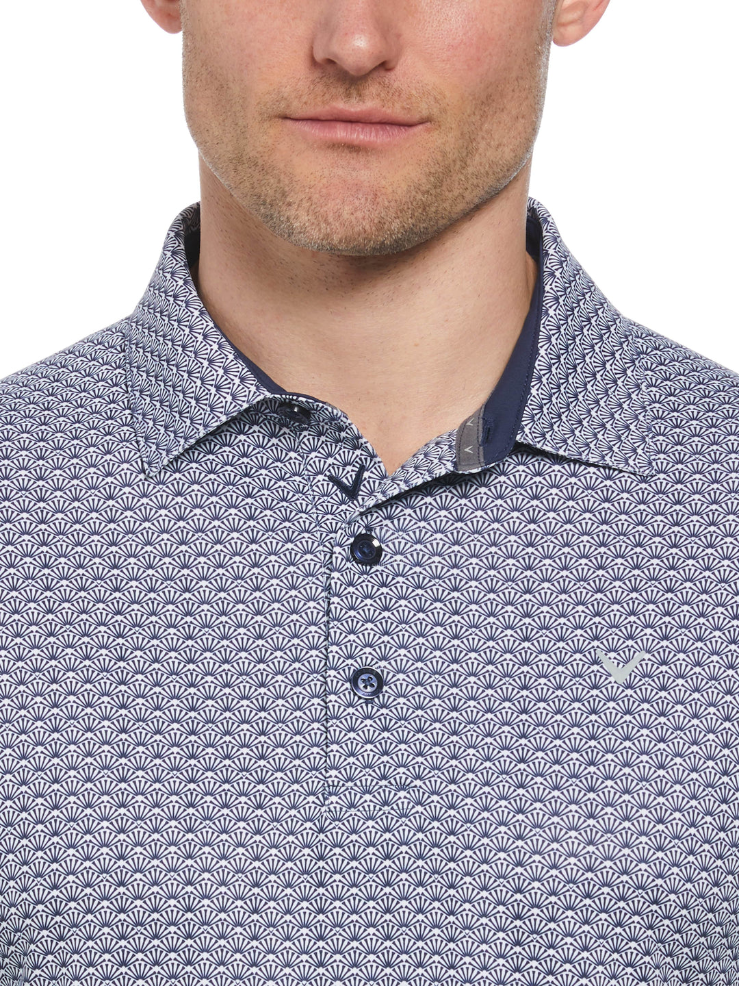 Trademark Print Golf Polo (Peacoat) 