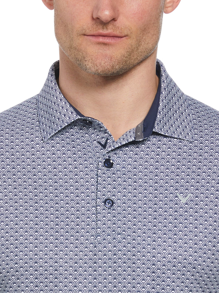 Trademark Print Golf Polo (Peacoat) 