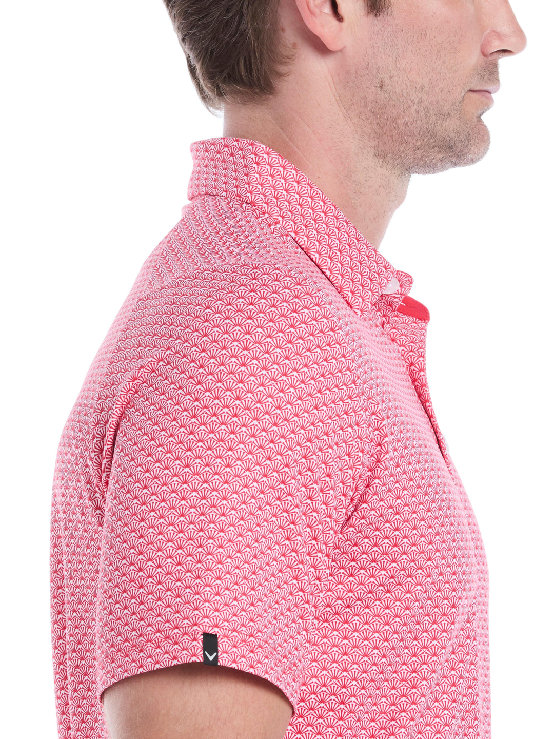 Trademark Print Golf Polo (Lychee) 