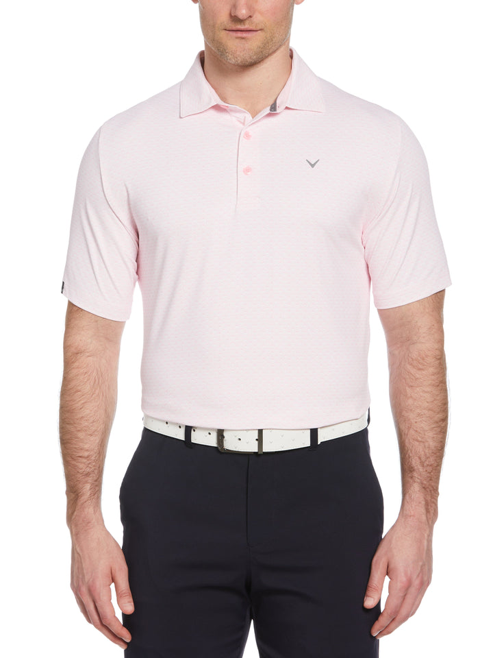 Trademark Print Golf Polo (Candy Pink) 