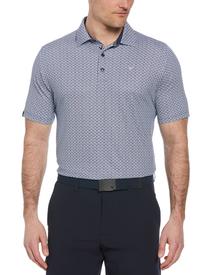 Trademark Print Golf Polo (Peacoat) 