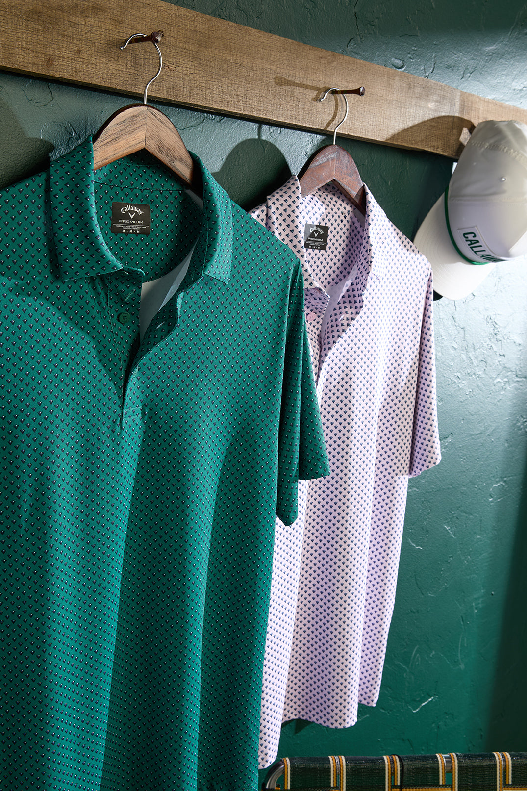 Mens Trademark Golf Printed Polo-Polos-Callaway