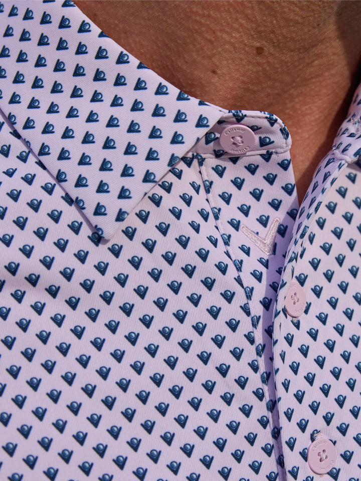 Mens Trademark Golf Printed Polo-Polos-Callaway
