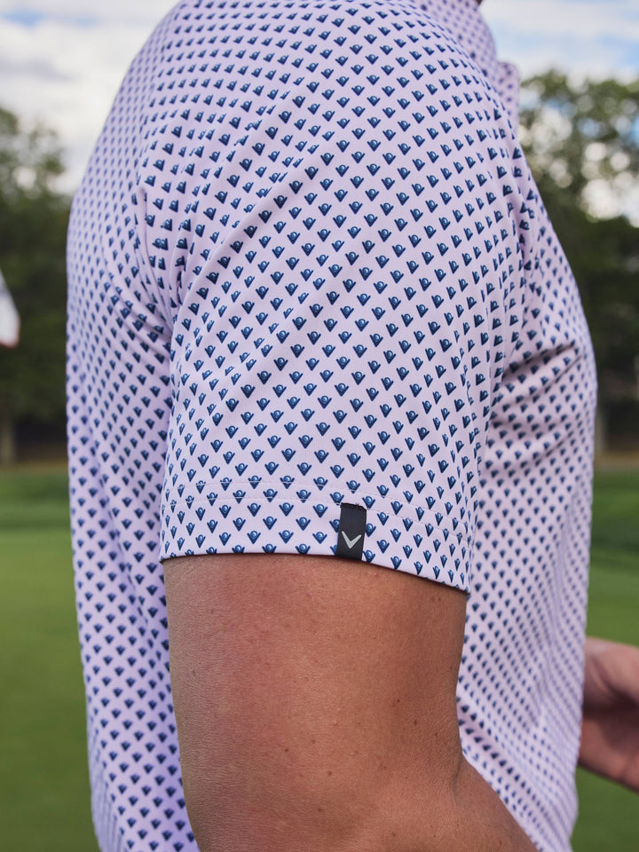 Mens Trademark Golf Printed Polo-Polos-Callaway