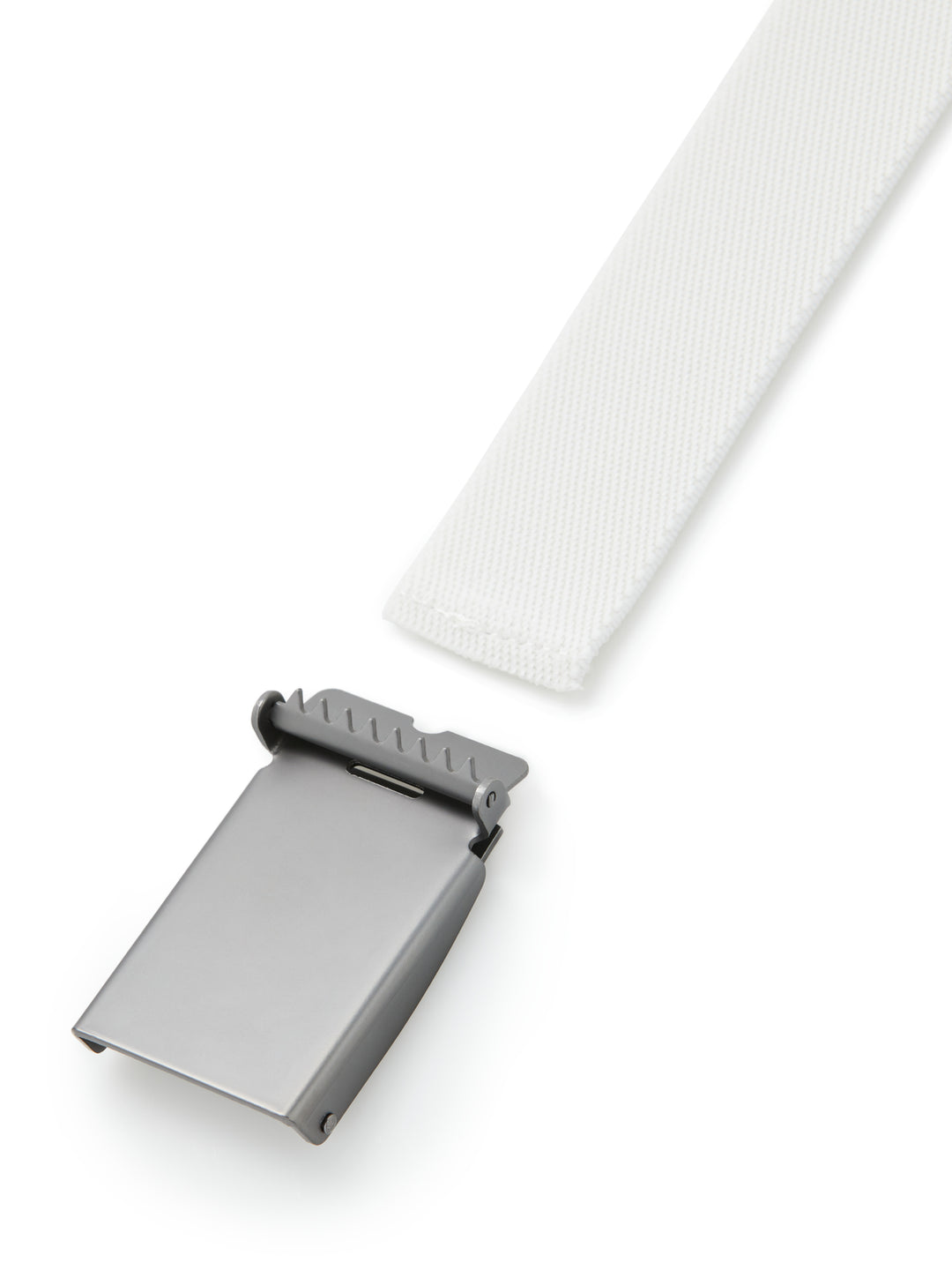 V-Logo Web Golf Belt (Bright White) 