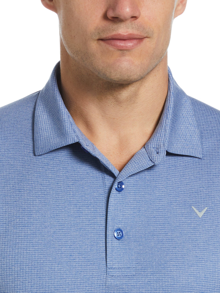 Mens Ventilated Classic Jaquard Polo-Polos-Callaway