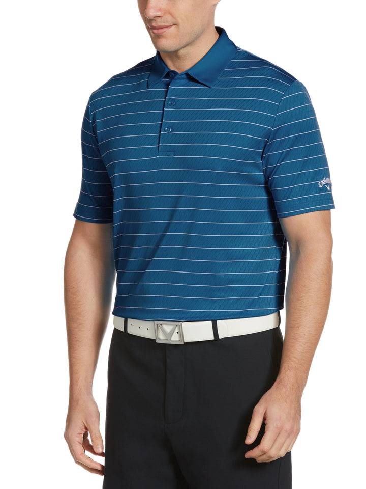 Mens Ventilated Stripe Golf Polo-Polos-Callaway