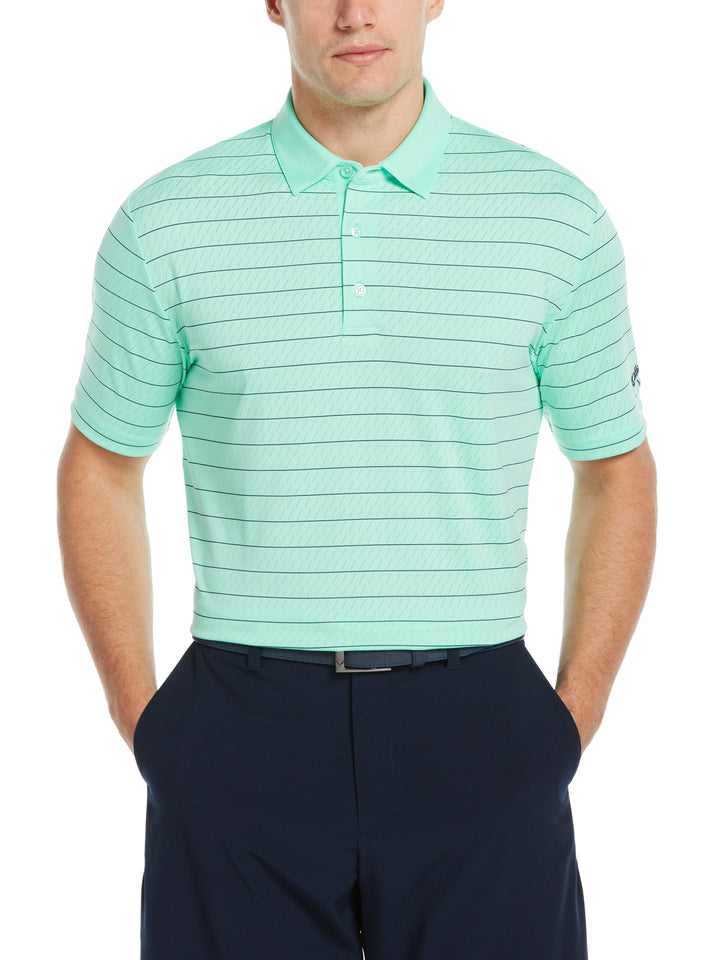 Mens Ventilated Stripe Golf Polo-Polos-Callaway