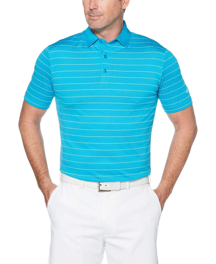 Mens Ventilated Stripe Golf Polo-Polos-Callaway Apparel