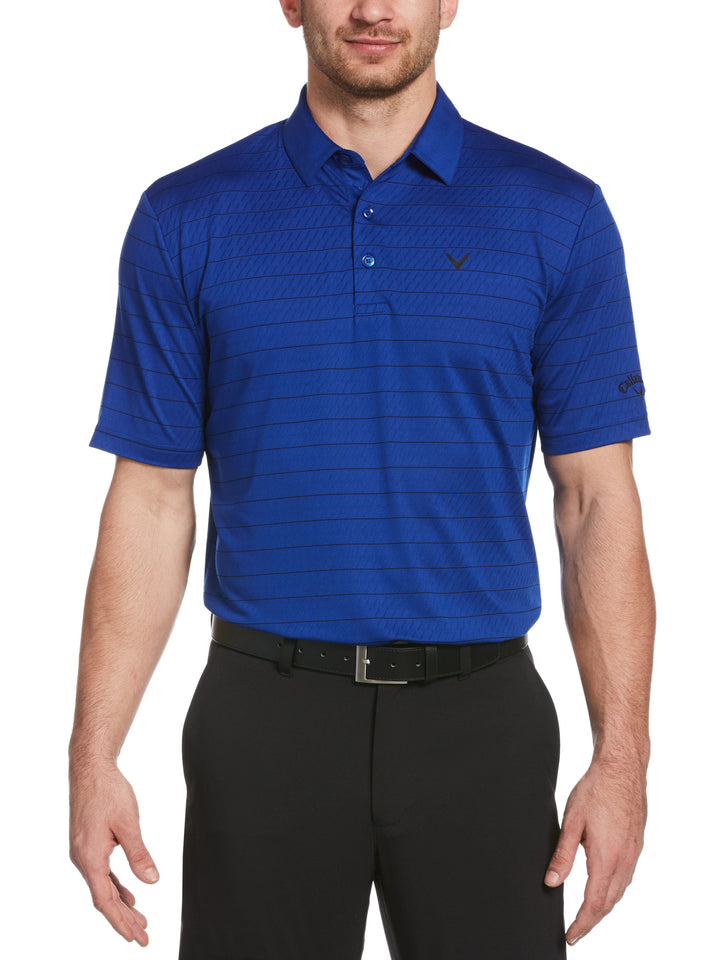 Mens Ventilated Stripe Polo-Polos-Callaway