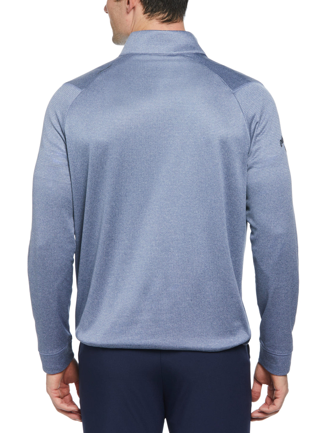 Waffle 1/4 Zip Golf Pullover (Infinity Heather) 