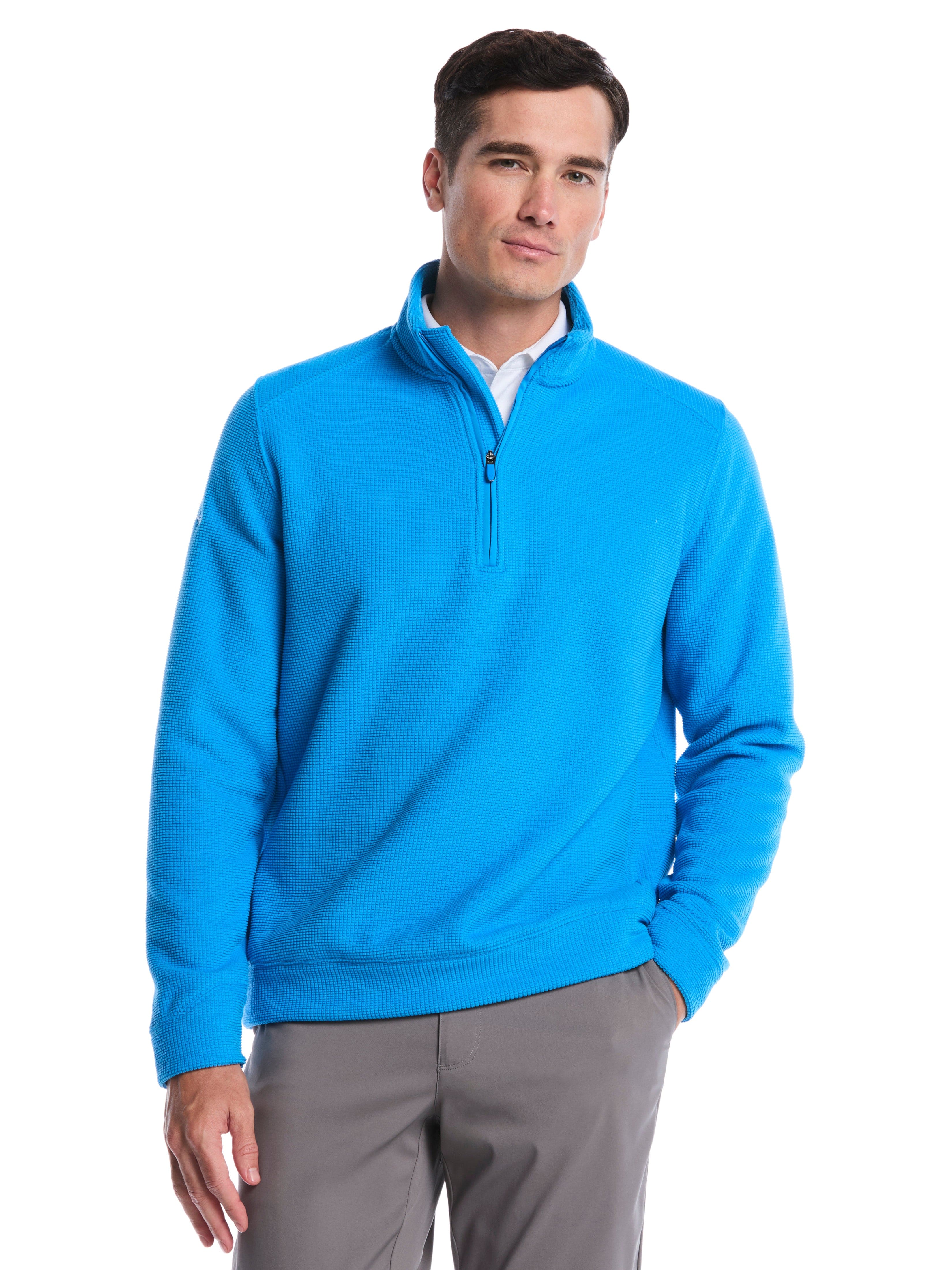 Mens Waffle Quarter Zip Long Sleeve – Callaway Apparel