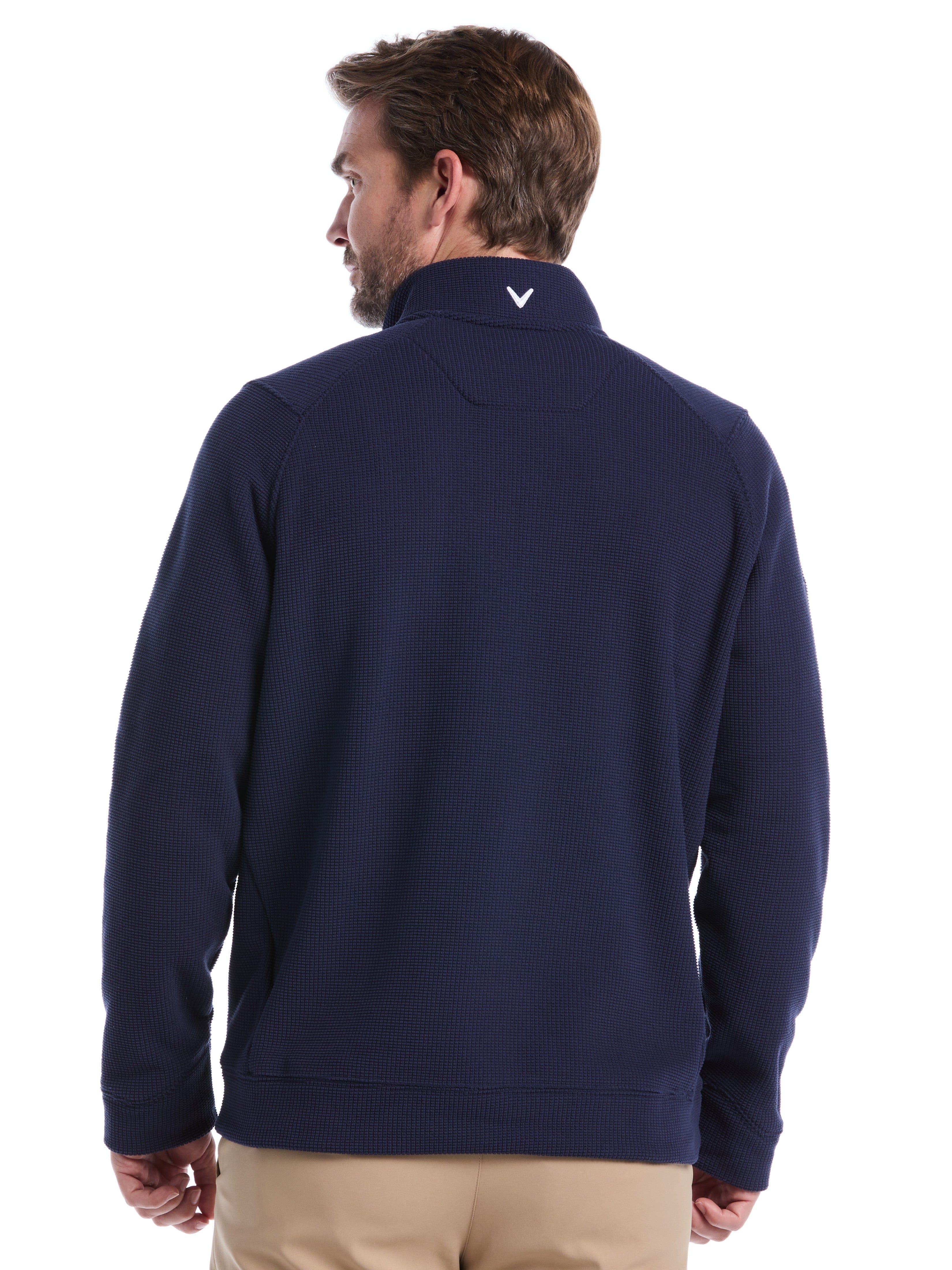 Mens Waffle Quarter Zip Long Sleeve – Callaway Apparel