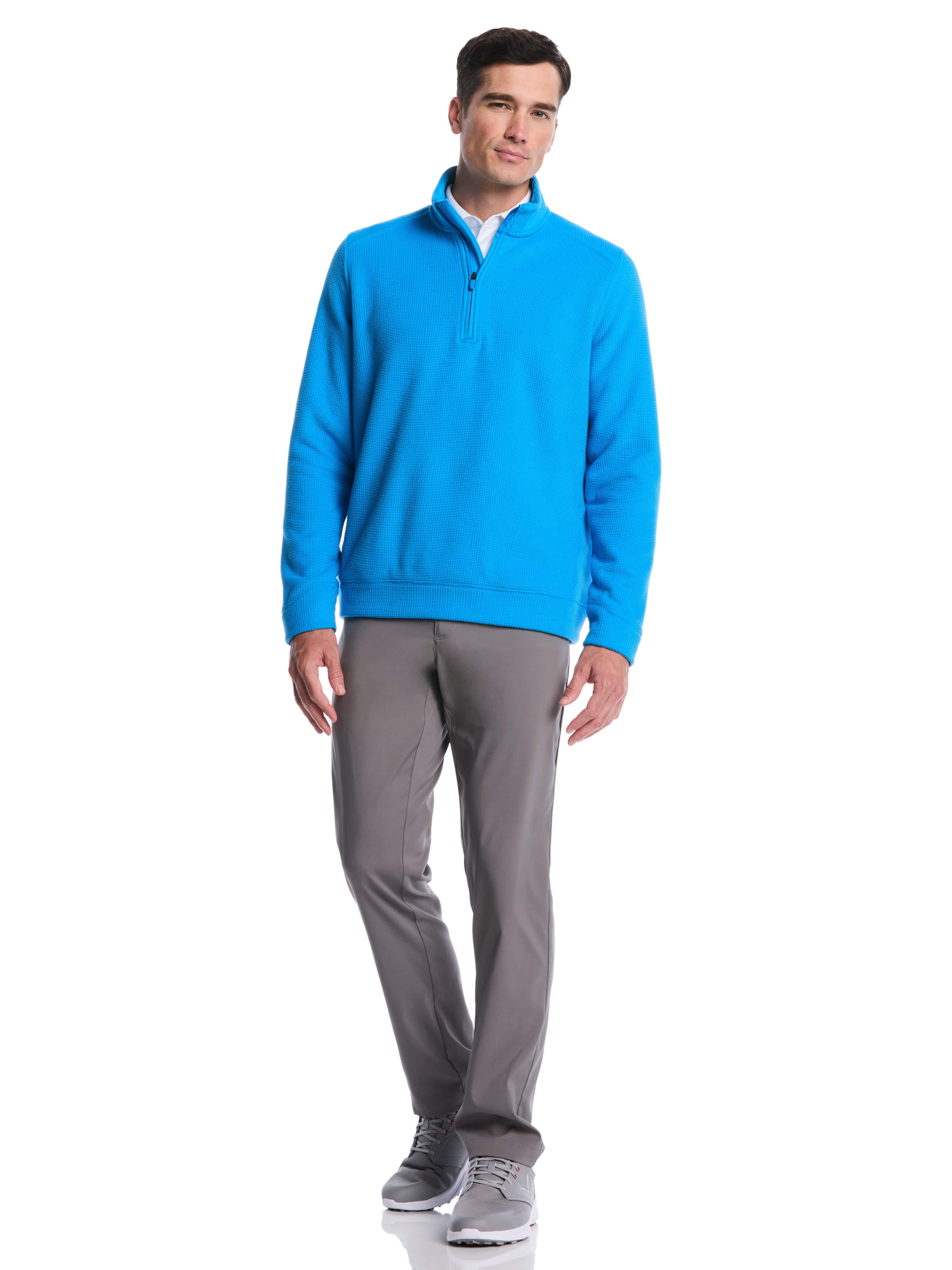Mens Waffle Quarter Zip Long Sleeve – Callaway Apparel