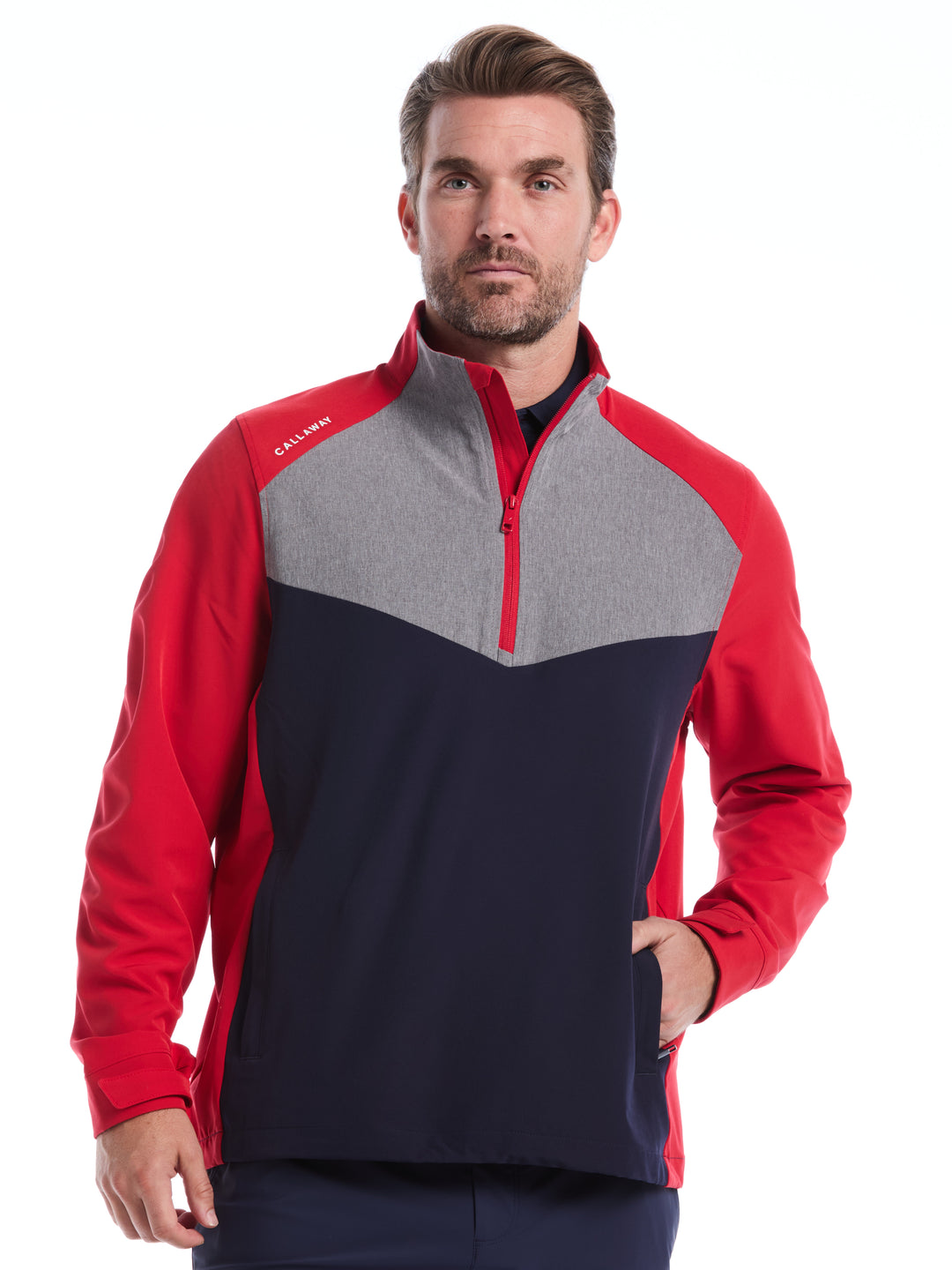 Weather Series Full Zip Golf Jacket (Tango Red) 