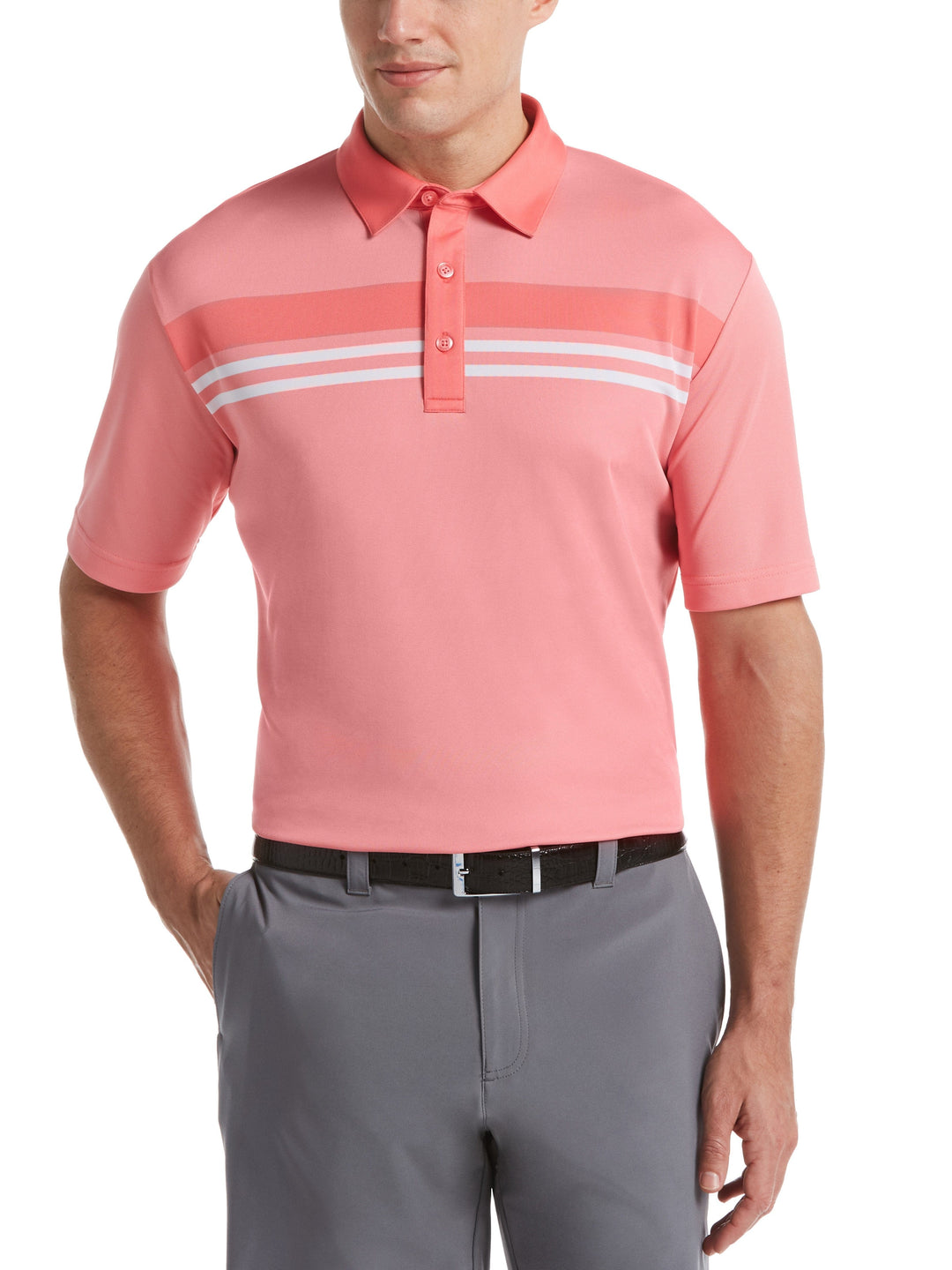 Mens Birdseye Block Polo-Polos-Callaway
