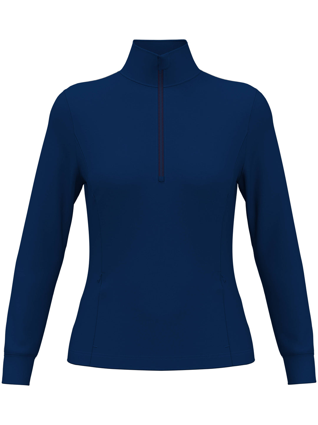 Womens Midweight Textured Half Zip