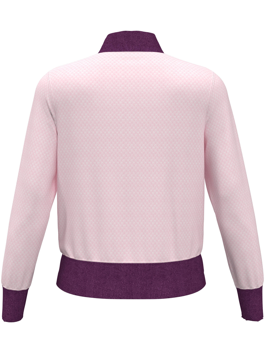 Womens Midweight Patterned Thermal Quarter Zip Pullover