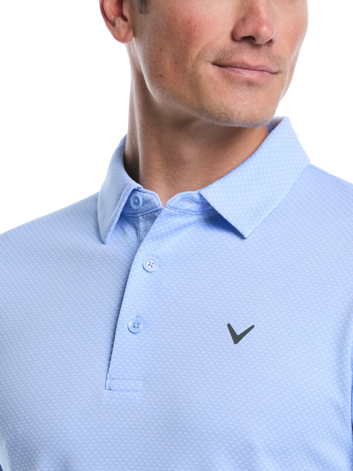 Pro Spin Chevron Jacquard Golf Polo (Open Air) 