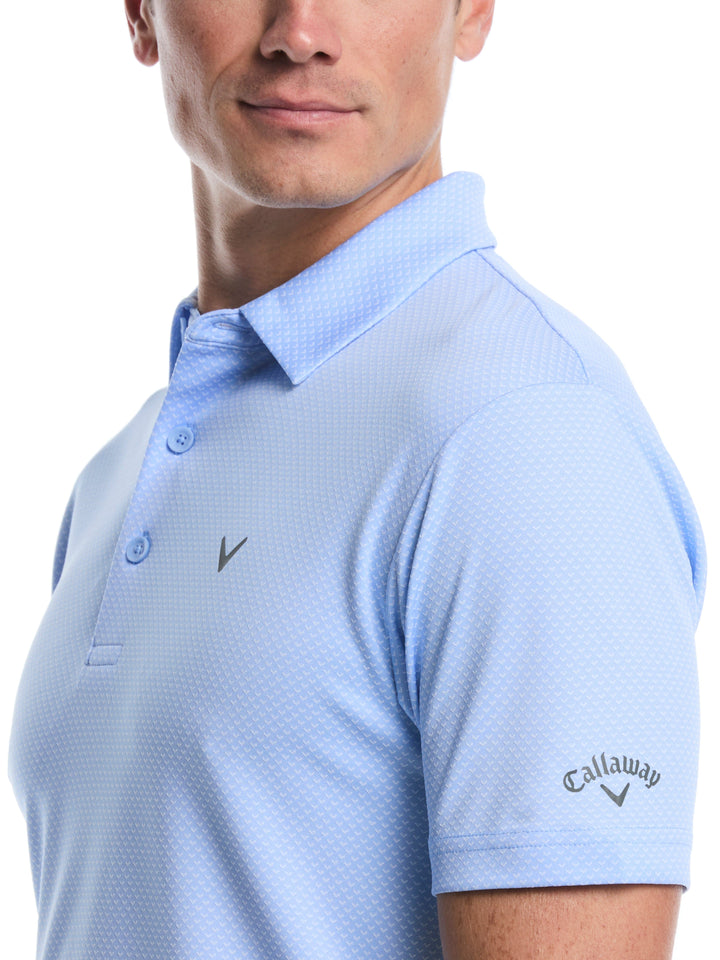 Pro Spin Chevron Jacquard Golf Polo (Open Air) 