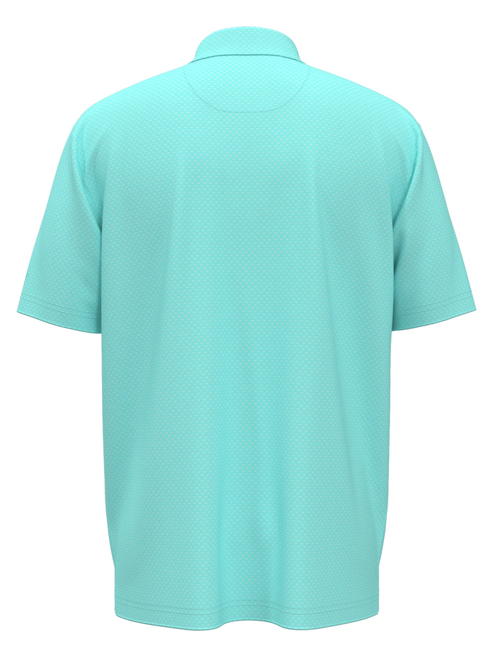 Pro Spin Chevron Jacquard Golf Polo (Limpet Shell) 