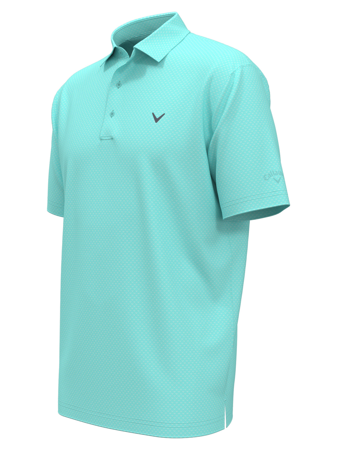 Pro Spin Chevron Jacquard Golf Polo (Limpet Shell) 