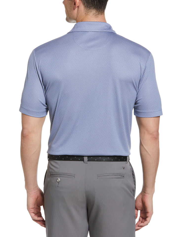 Pro Spin Chevron Jacquard Golf Polo (Infinity) 