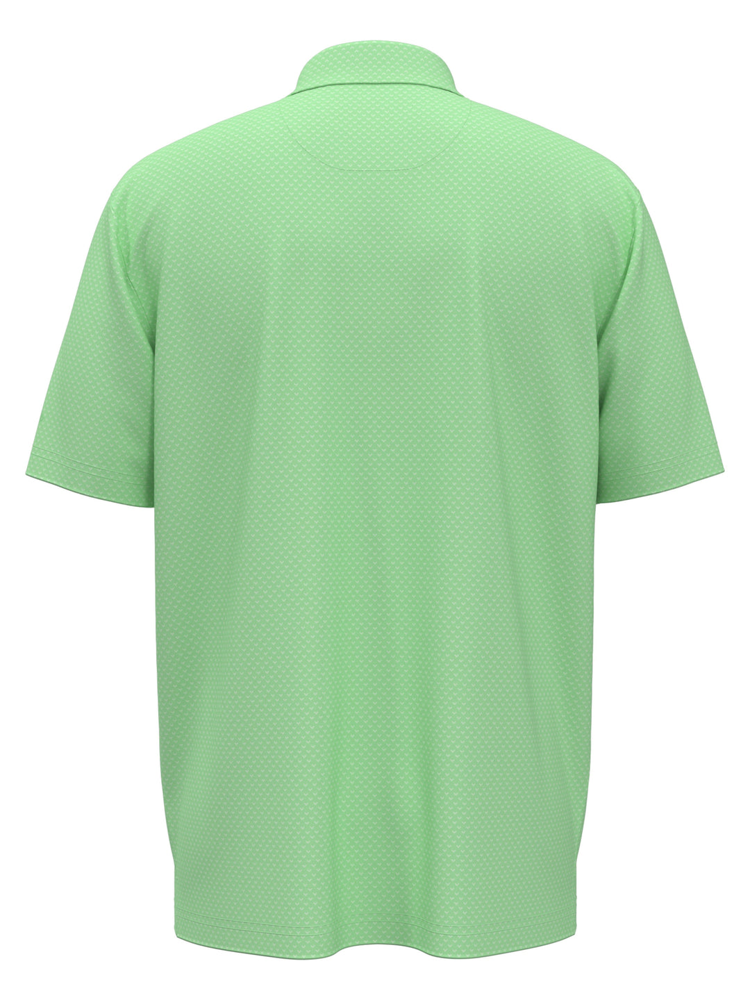 Pro Spin Chevron Jacquard Golf Polo (Green Ash) 
