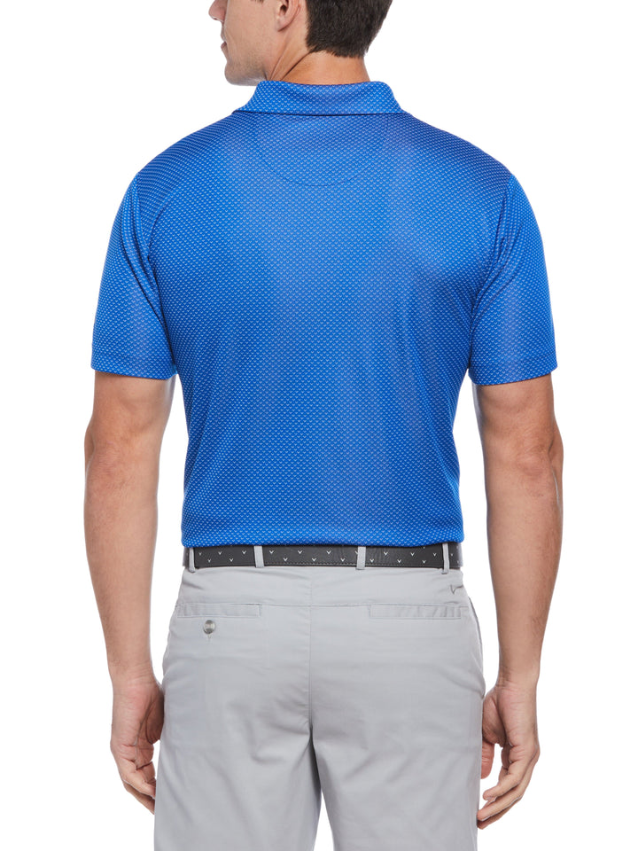 Pro Spin Chevron Jacquard Golf Polo (Lapis Blue) 