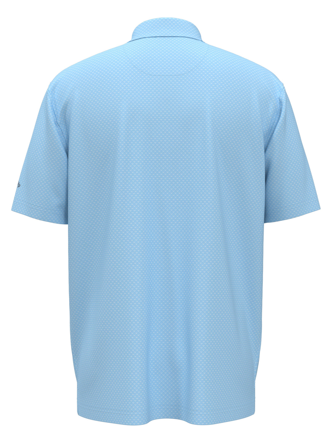 Pro Spin Chevron Jacquard Golf Polo (Arctic  Paradise) 