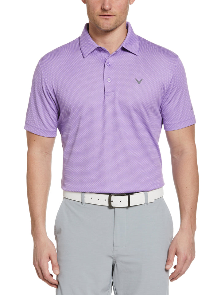 Pro Spin Chevron Jacquard Golf Polo (Fairy Wren) 